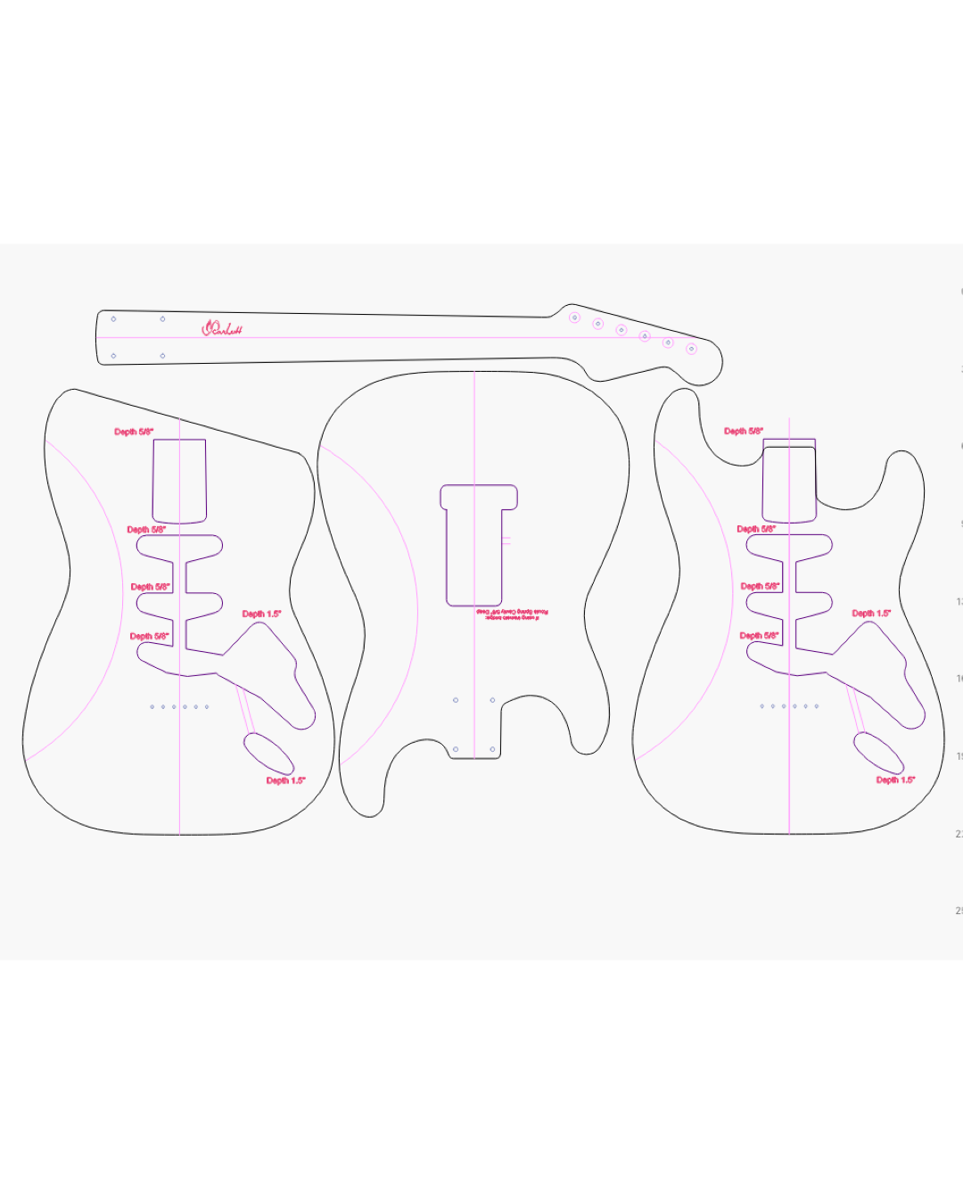 Stratocaster SVG Kit