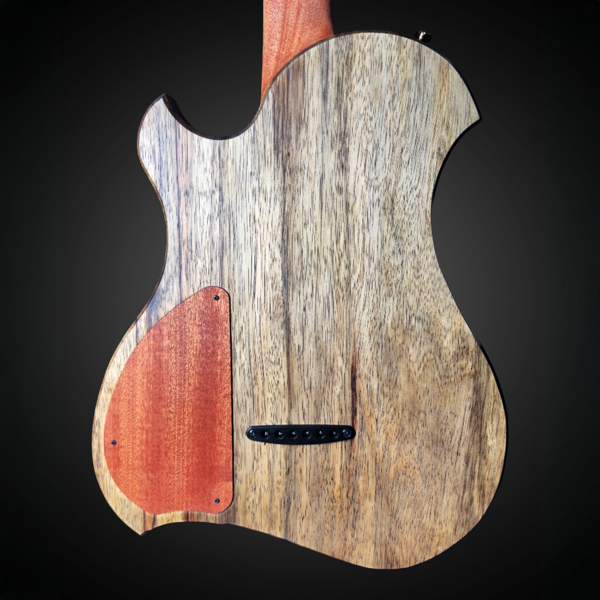 Wooden guitar body