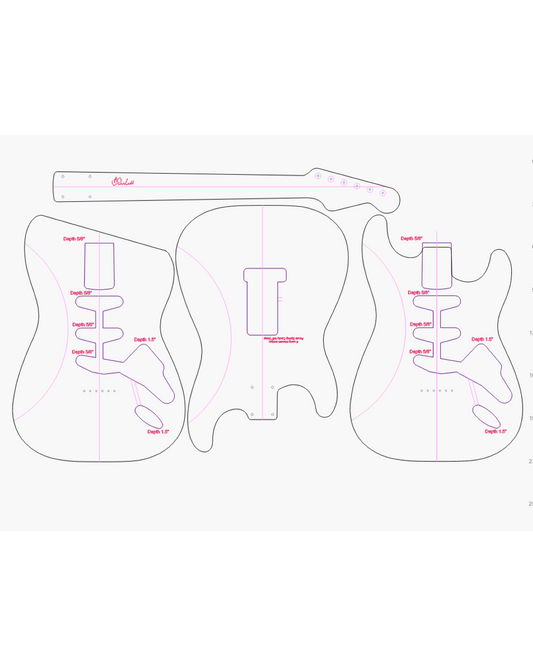 Stratocaster SVG Kit