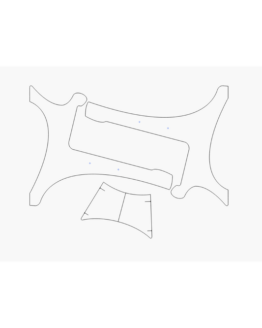 Two Guitar Stand Combo SVG Kits (Tall and Short Stands)